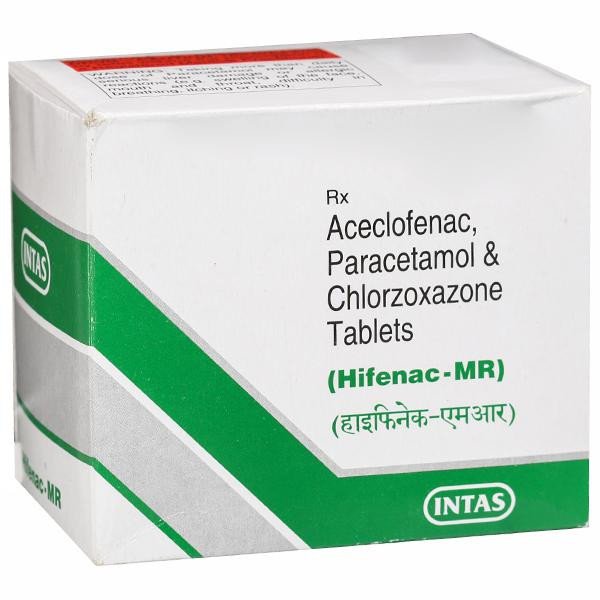 Hifenac MR Tablet (10 Tab) PTR: 80.00 MRP Rs. 105.00 | Discount 7%